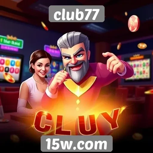 Jogos de cassino no Club77 atraem novos usuários